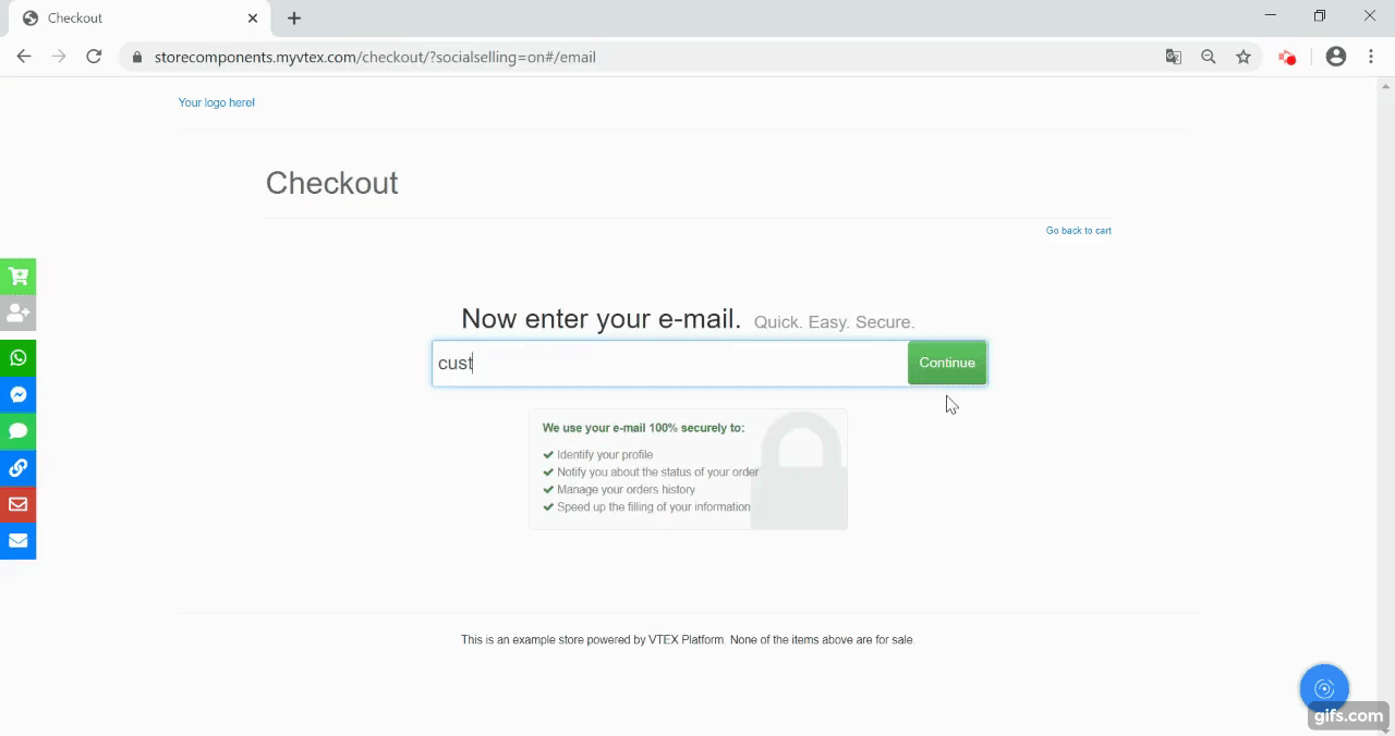 Shareable Cart Demo
